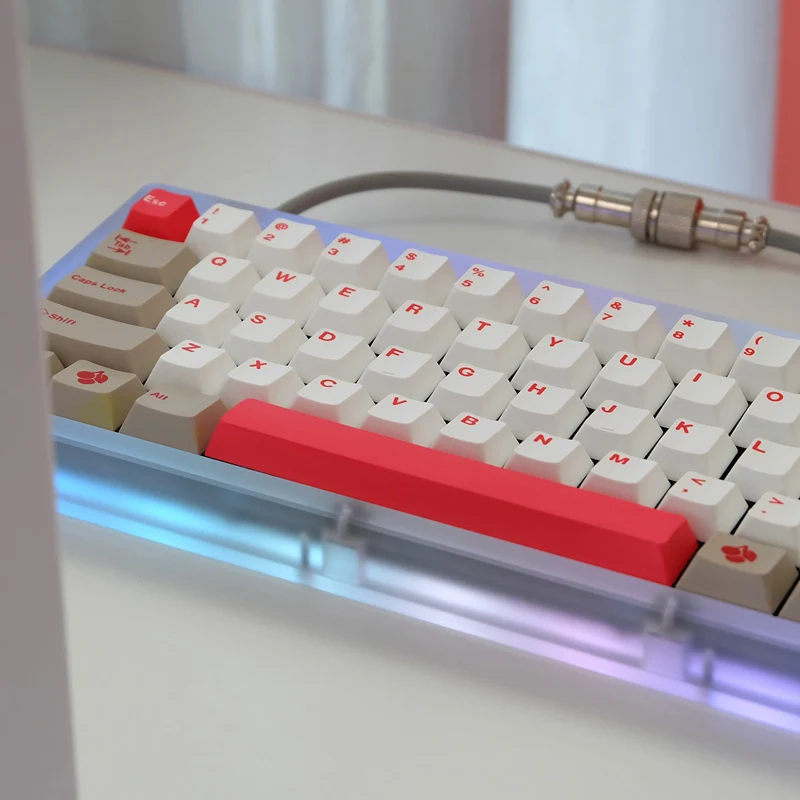 

Red150 key PBT original highly sublimated mechanical keyboard keycaps