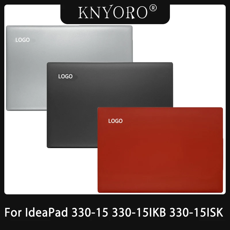 tampa traseira lcd para lenovo ideapad moldura frontal dobradicas palmrest caixa inferior prata preto novo 33015 330 15ikb 330 15isk 330 15abr 01