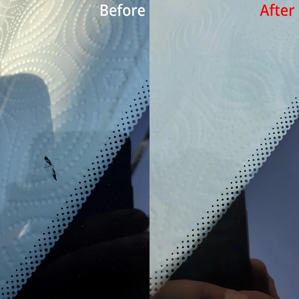 Car Windshield Repair Resin Kit Tools Windscreen Break Scratch Restoration Protective Stickers Glass Cleaner Care No Trace Wash