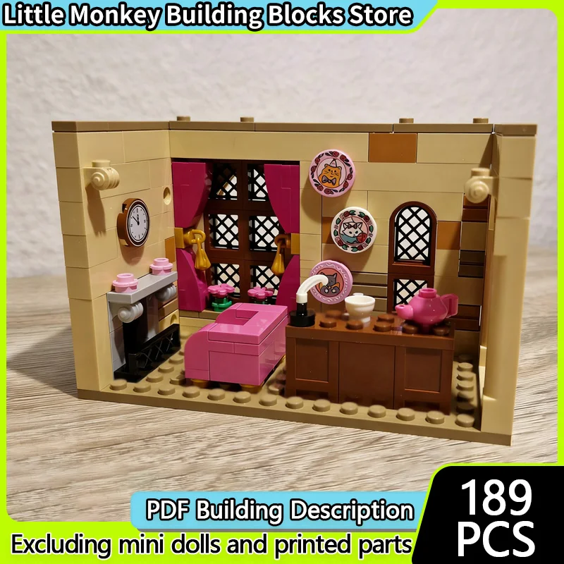 

Волшебная модель фильма MOC, строительные кирпичи, защита от темных искусств, офис, модульные технологии, подарки, праздник, сборка, детские игрушки