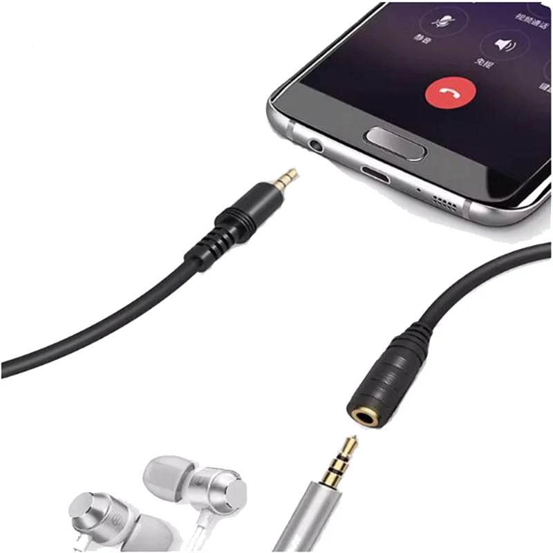 

1.5/3/5/10/15/20M cable jack 3 5 one to one audio headphone extension cable aux extension cable 3.5 male to female audio cable