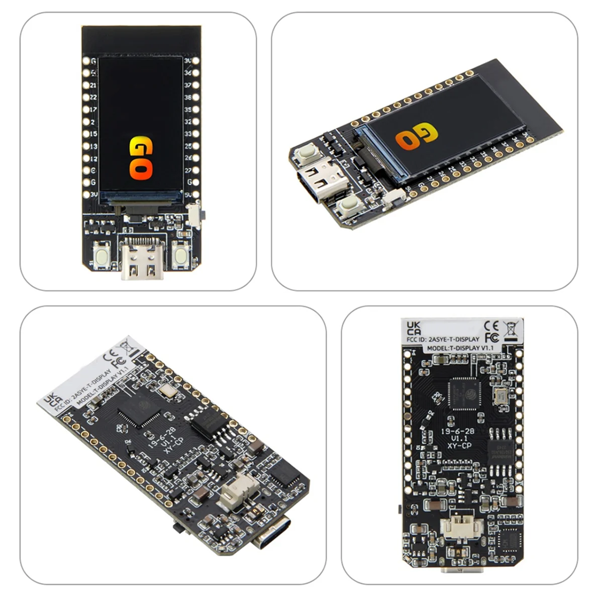 N33R_For Nerd Miner CH340K T-Display 1.14Inch LCD Control Board 16MB