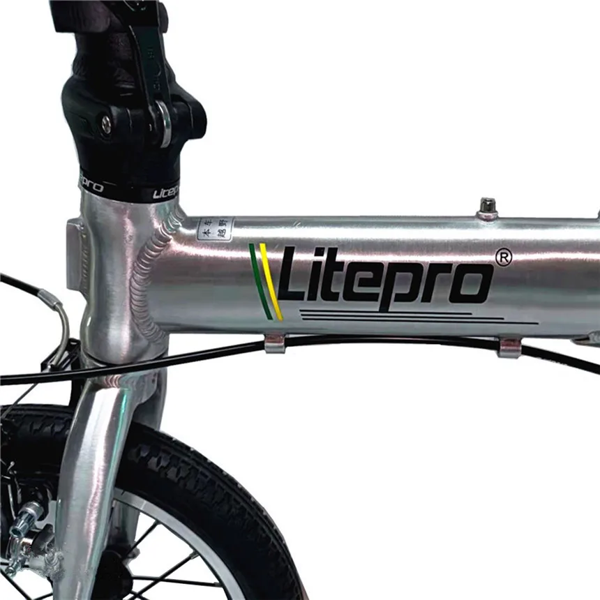 LP Litepro Portable 14 16Inch Single Speed Folding Bike Aluminum Alloy Mini Outer 3 Speed Bicycle Vehicle