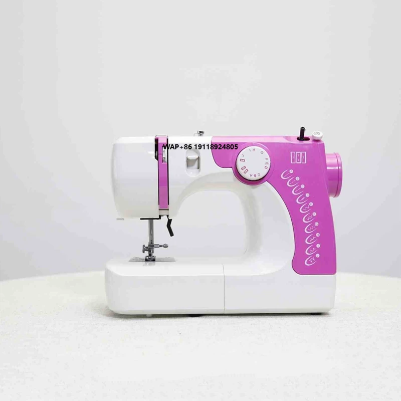 

Швейная машинка с 12 встроенными строчками, двойной нитью, для начинающих, рукоделия, DIY, мини-швейная машинка
