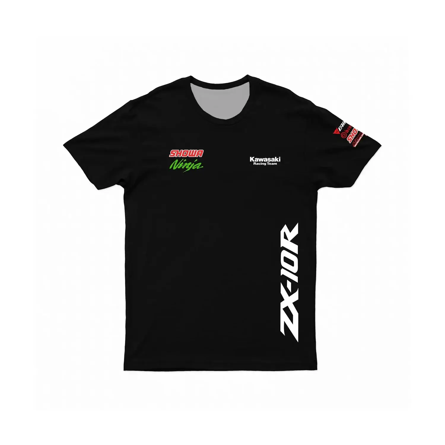 

Kawasaki racing quick-drying high-performance T-shirts, classic summer outdoor cycling T-shirts, loose adult T-shirts, off-road