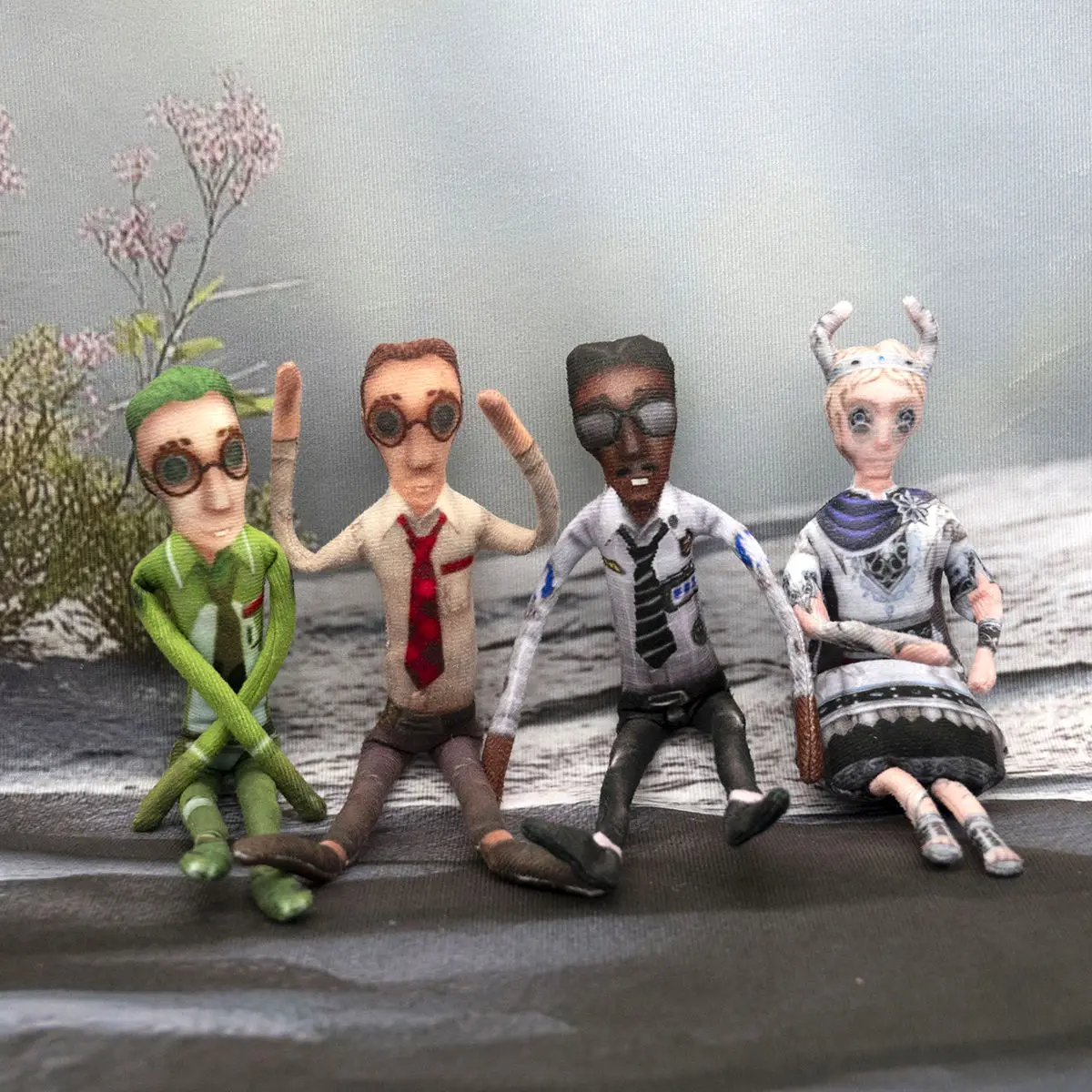 弁護士ゲームアイデンティティ V ぬいぐるみ 11 インチ人形コスプレボディワイヤースケルトンアクションぬいぐるみアクセサリー飾り