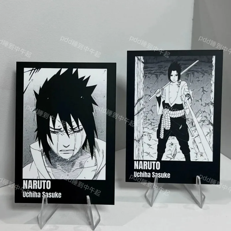 بطاقات أنيمي ناروتو اوتشيها ساسوكي مجموعة بطاقة الصور لتقوم بها بنفسك مجموعة إبداعية حلية هدايا رائعة لصديق كوس الأجهزة الطرفية اللعب #2