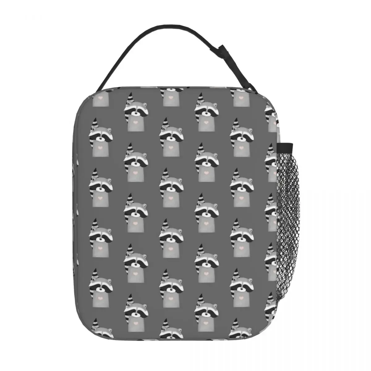 

Raccoon Insulated Lunch Bags Cooler Bag Reusable Portable Tote Lunch Box Food Bag Work Picnic