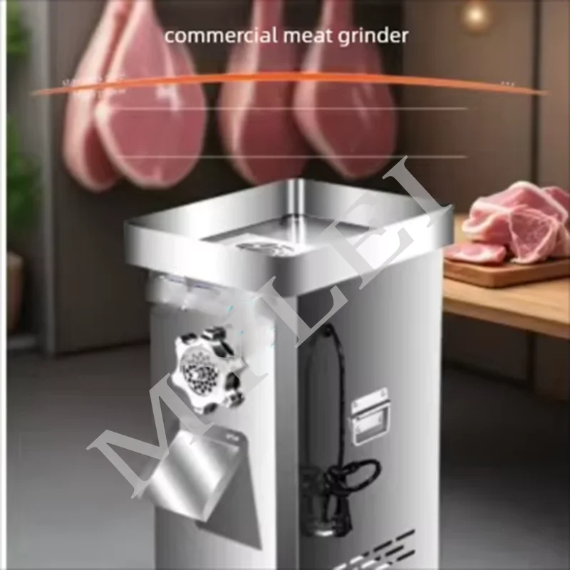 Meat Grinder Commercial Multi-Function Electric Stainless Steel Household Powerful Broken Meat Stuffing Sausage Machine