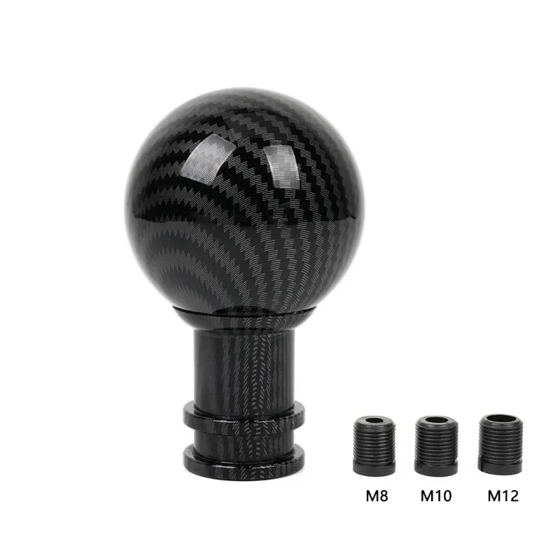 تعديل السيارة الملحقات 86 مللي متر جرافيتي مستديرة أكريليك والعتاد رئيس والعتاد التحول كرة اليد التحول مقبض عالمي