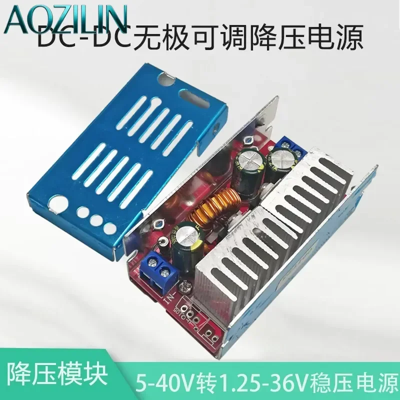 AOZILIN For Sunbang 160W 8A DC-DC Buck Converter Step Down Voltage Regulator Module Adjustable 5-40V to 1.25-36V for Car Truck