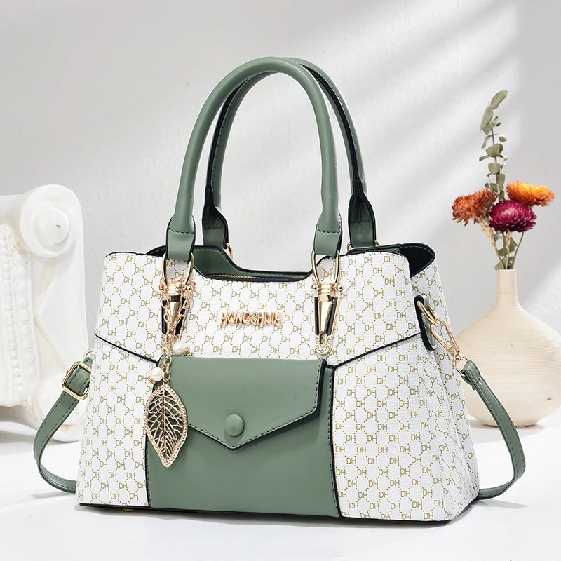 

Модная женская сумка через плечо большой вместимости, горячая распродажа сезона, новая стильная сумка из искусственной кожи, брендовая повседневная сумка-тоут