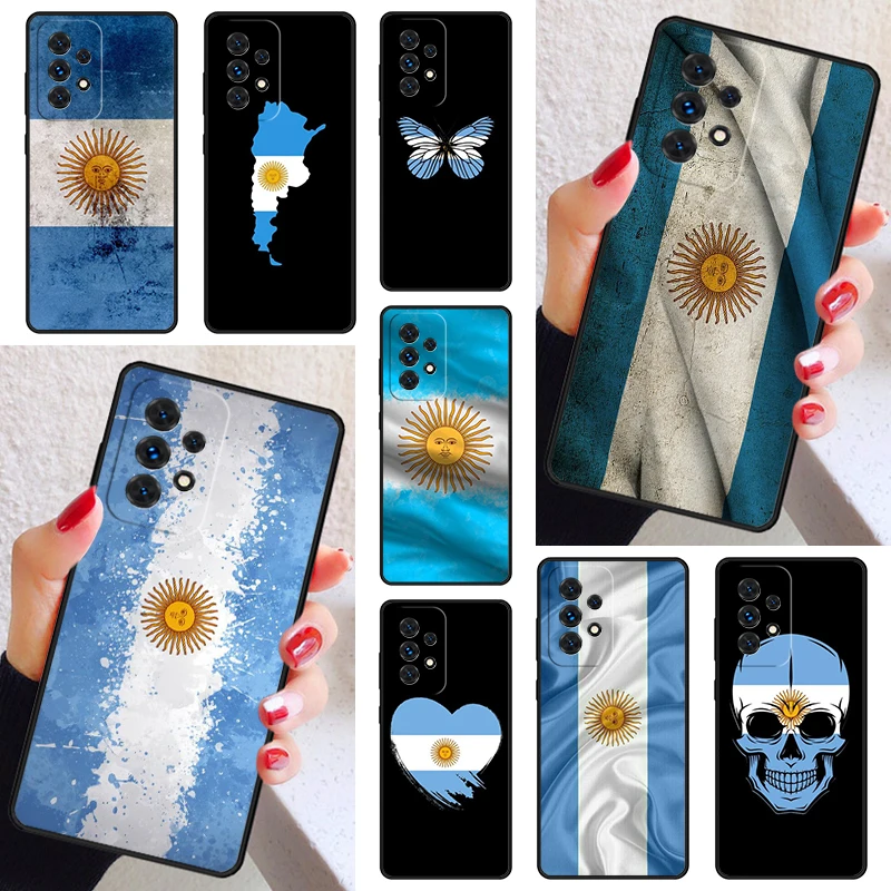 

Чехол с флагом Аргентины для телефона Samsung Galaxy A52 A72 A73 A20e A21S A50 A70 A11 A12 A42 A31 A40 A51 A71 A32 A80 A91