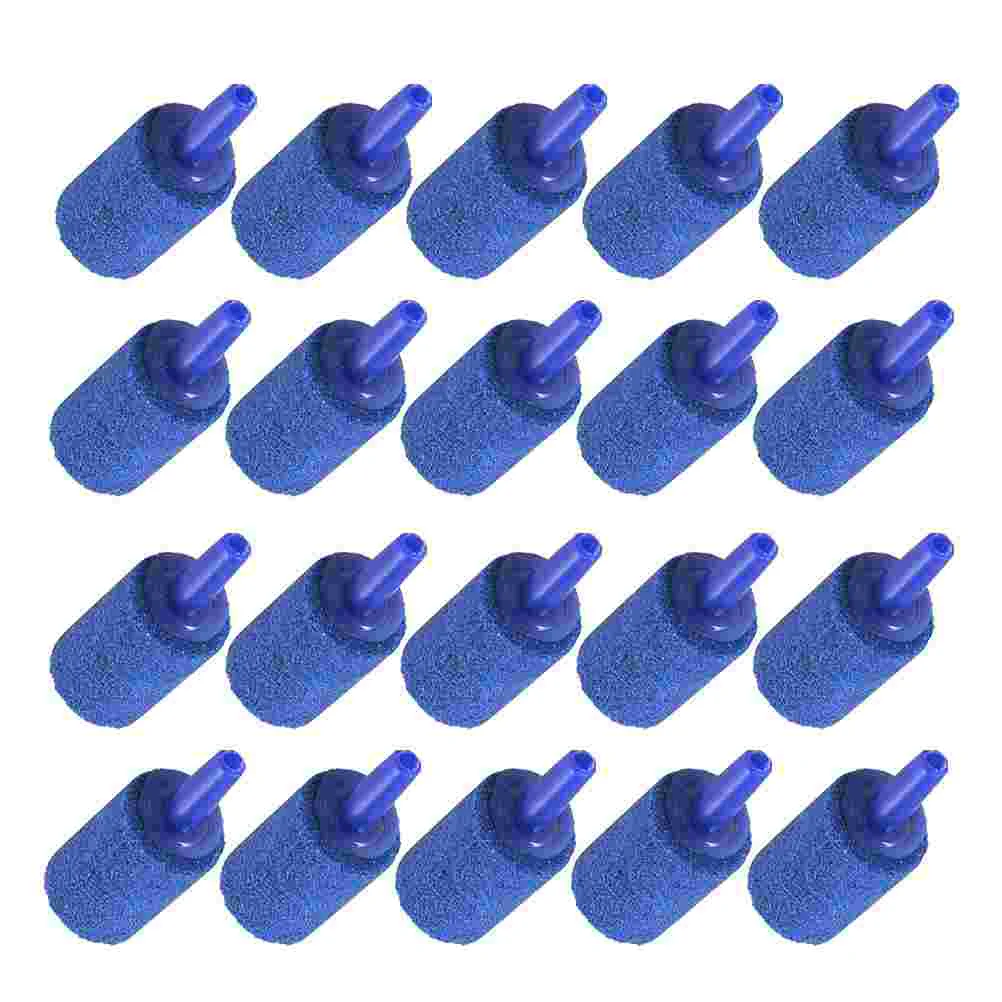 

20 Pcs Sponge Filter Fish Pump Silent Aquarium Stone Bubble Airstones Diffuser
