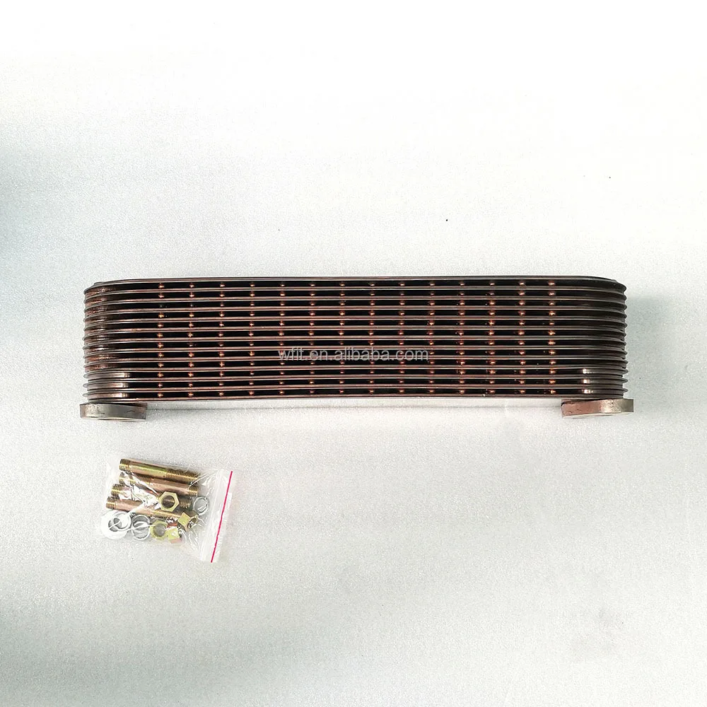 S12R-1 Oil Cooler Cooling System Parts For MHI Marine Engine