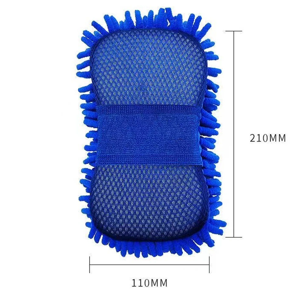 2Pcs Coral Car Washer Gloves Car Cleaning Sponge Care Detailing Brushes Auto Gloves Styling Car Cleaning Tools Auto Accessories