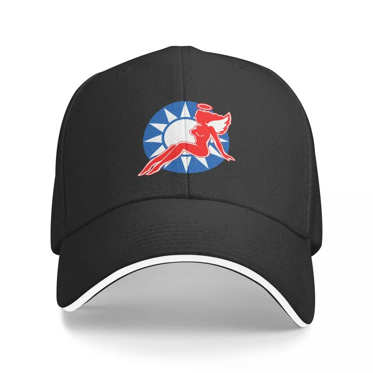 AVG - Flying Tigers - Red Angel RCAF roundel patch - Clean Style Baseball Cap New In The Hat Ball Cap Anime Hat Man Women's