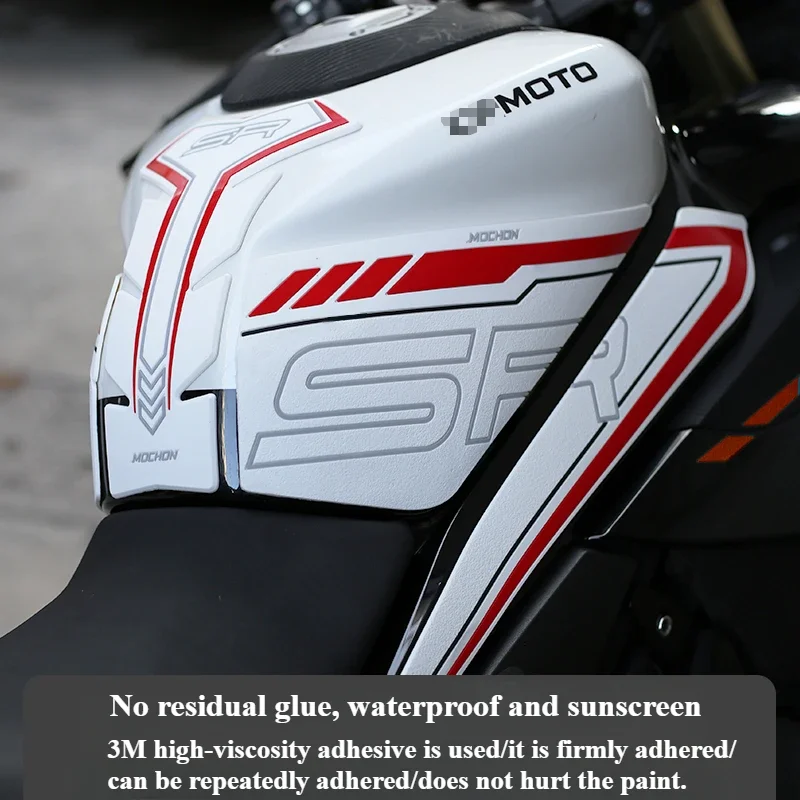 For CFMOTO450SR fuel tank stickers CF450SRS rubber anti-slip stickers body stickers 24 decorative decals modified parts