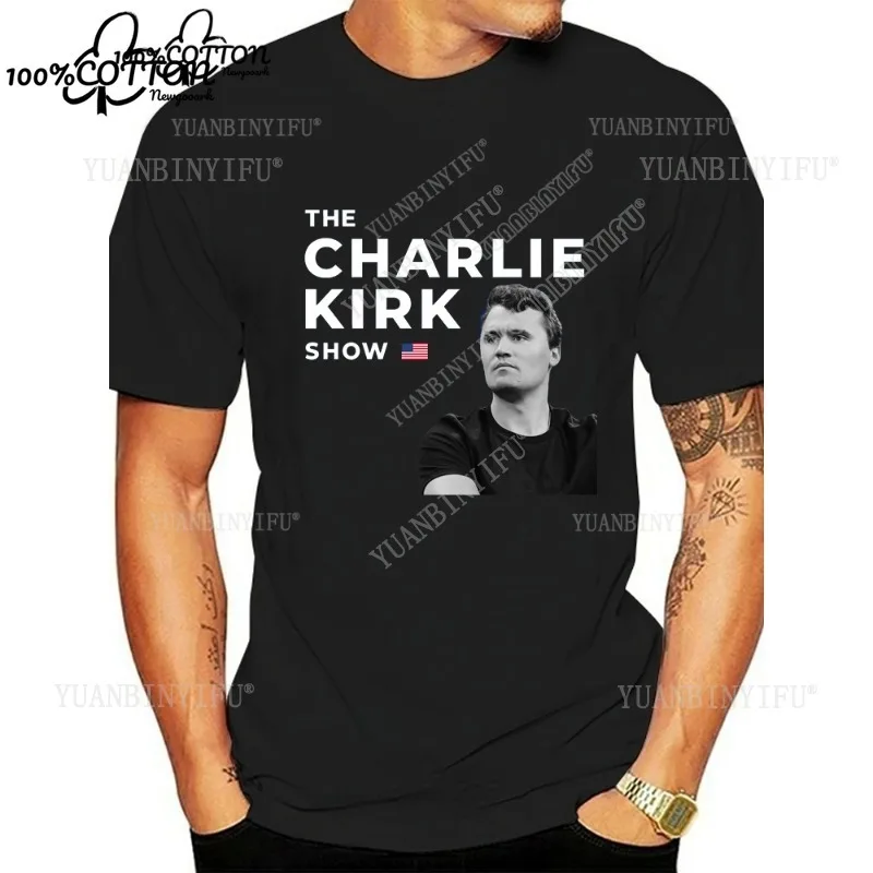 حار نمط عادية الحرية تشارلي كيرك تي شيرت مطبوع فضفاض 100% القطن الترفيه للجنسين قميص منتج ساخن S-6XL #2