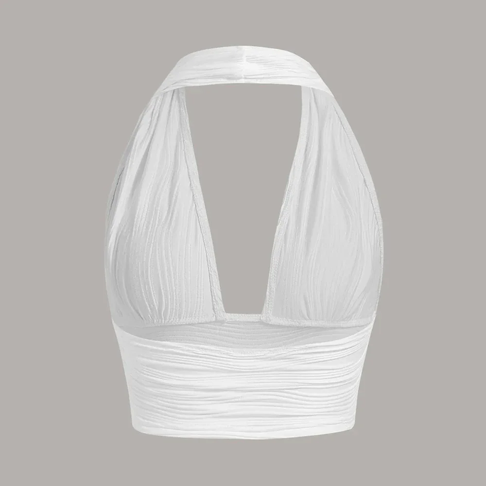 الدبابات الربيع الصيف أنيقة لائق مقصوص الخصر أكمام الرسن الرقبة مساء الدبابات الرسمية للنساء