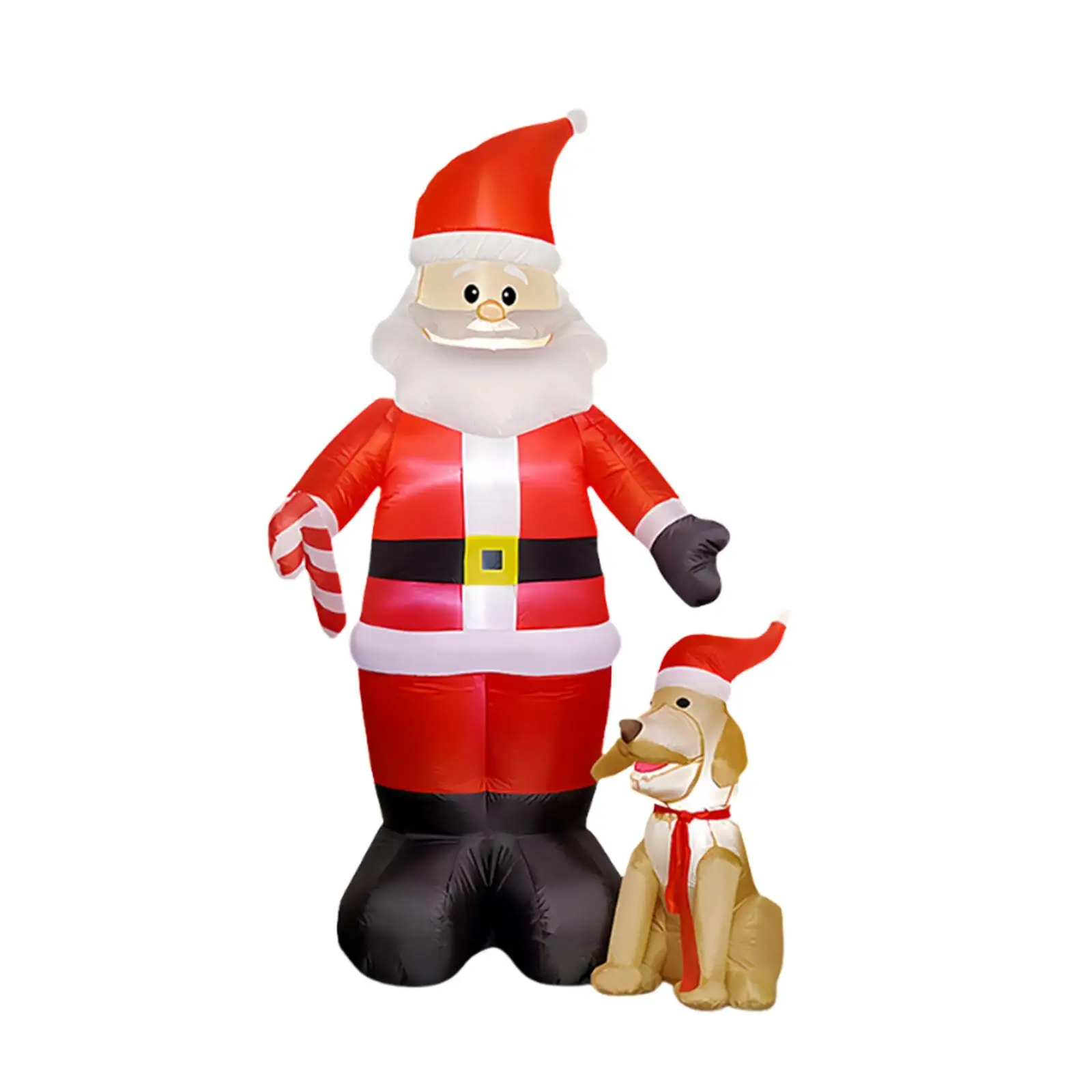 Christmas Inflatable Blow up Santa Claus with Lights for Yard Party Backyard