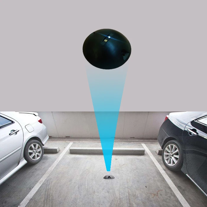 Wireless intelligent parking lot sensor parking system for efficient space guidance management