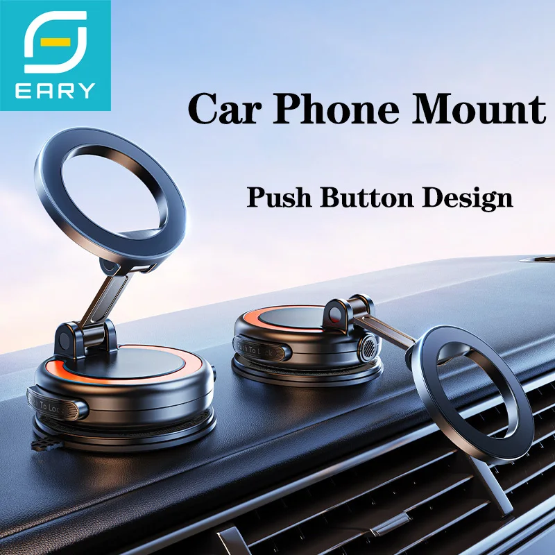 

Eary Magnetic Car Phone Holder for Magsafe Strongest Suction 360° Adjustable Car Phone Mount for Your Car for iPhone 17 16 15 14