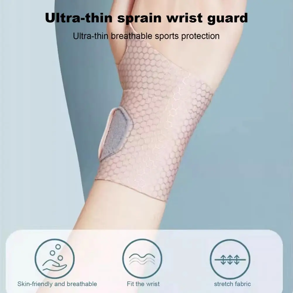Lightweight Breathable Wrist Band for Active Lifestyles Breathable Thin Wrist Brace Support Adjustable Straps Wrist for Support