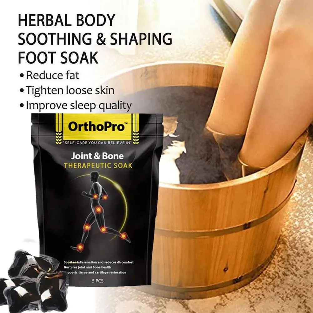 Joint & Bone Therapeutic Soak Fast Slimming Ginger 5pcs Body Health Weight Stress Detox Soak Care Relax Salt Loss Foot Y6P0