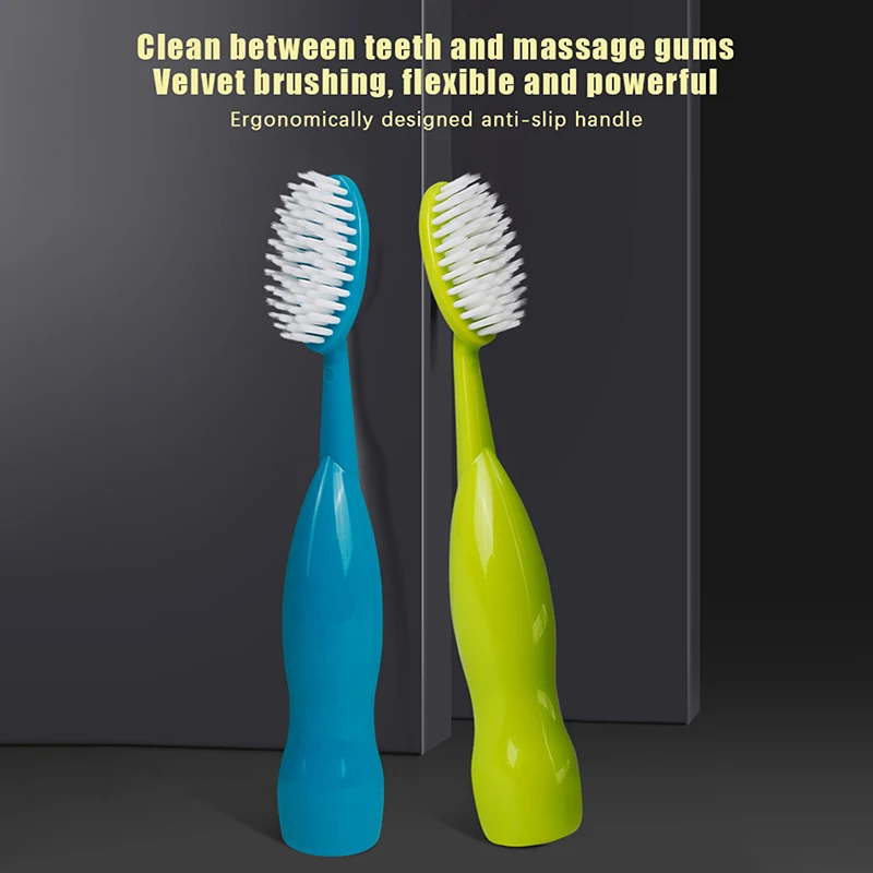 

Big Head Toothbrush Oral Care Deep Cleaning Oral Cleaning Soft Bristle Couple Manual Toothbrush Cute Teeth Brush