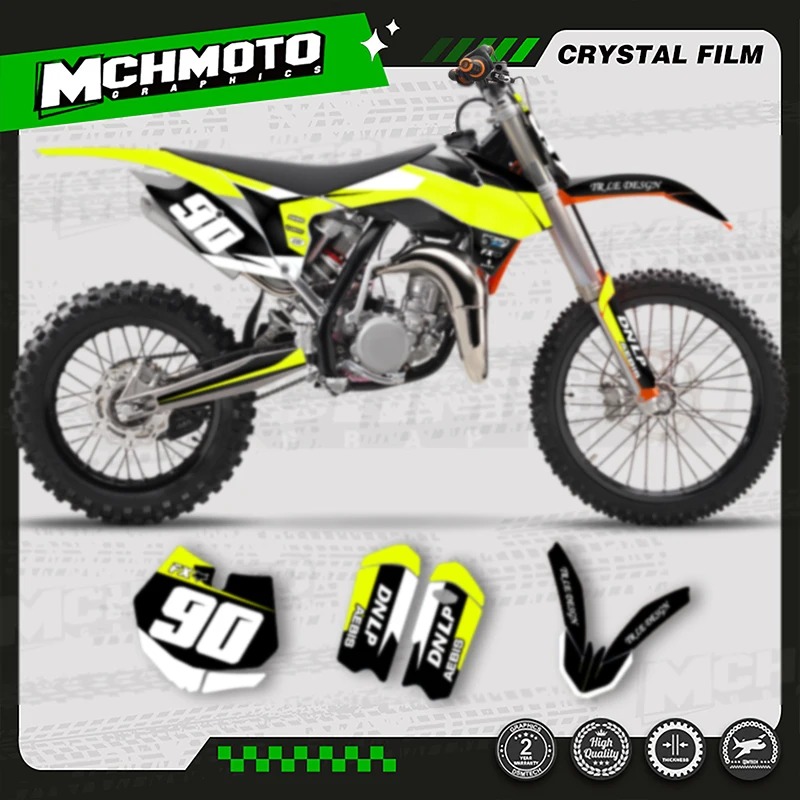 

MCHMFG Custom Team мотоциклетная графика фоновая наклейка наборы наклеек для KTM 2013 2014 2015 2016 2017 SX85