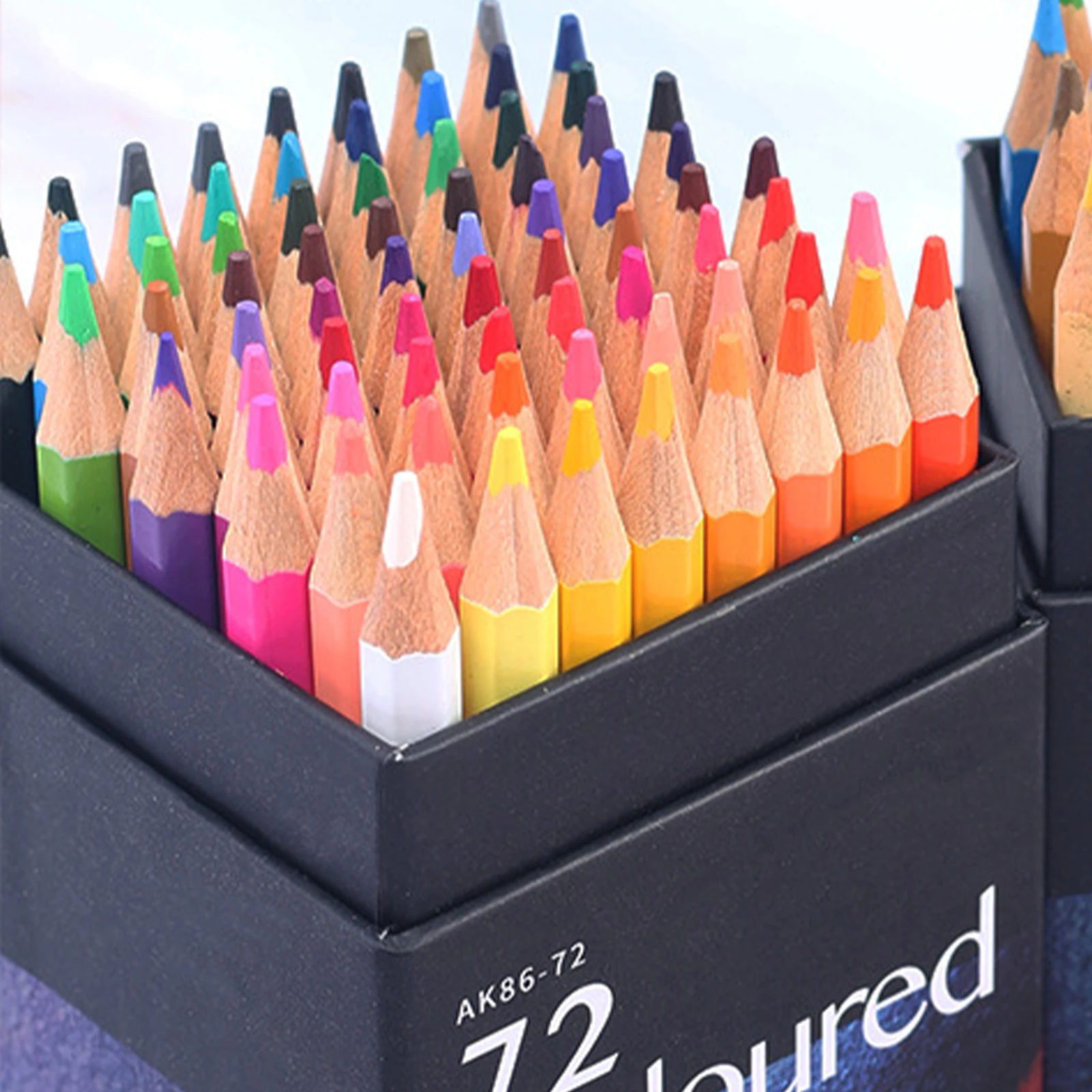 Color Pencil Stationery Set 72 Color Oil-Based Color Pencils With Pencil Refill Special Color Pencil Designer Brushes