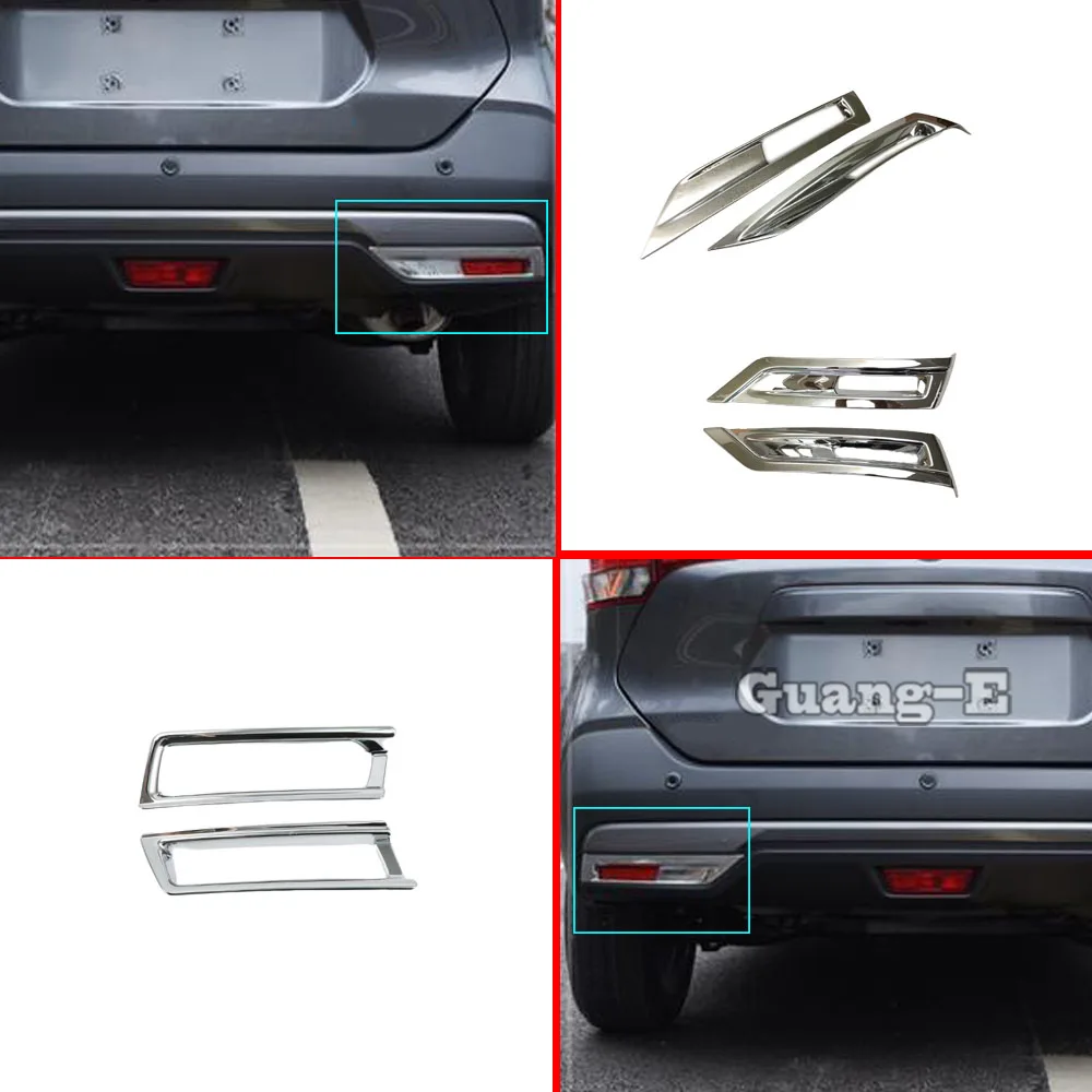 

Detector ABS Chrome Cover Trim Back Tail Rear Fog Light Lamp Frame Eyebrow For Nissan Kicks 2017 2018 2019 2020 2021 2022 2023