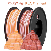 250g Matte PLA Sunshine Orange 3D Printer Filament Mineral Series High Quality Ore Red pla 3D Printing Material 1Kg 1.75mm