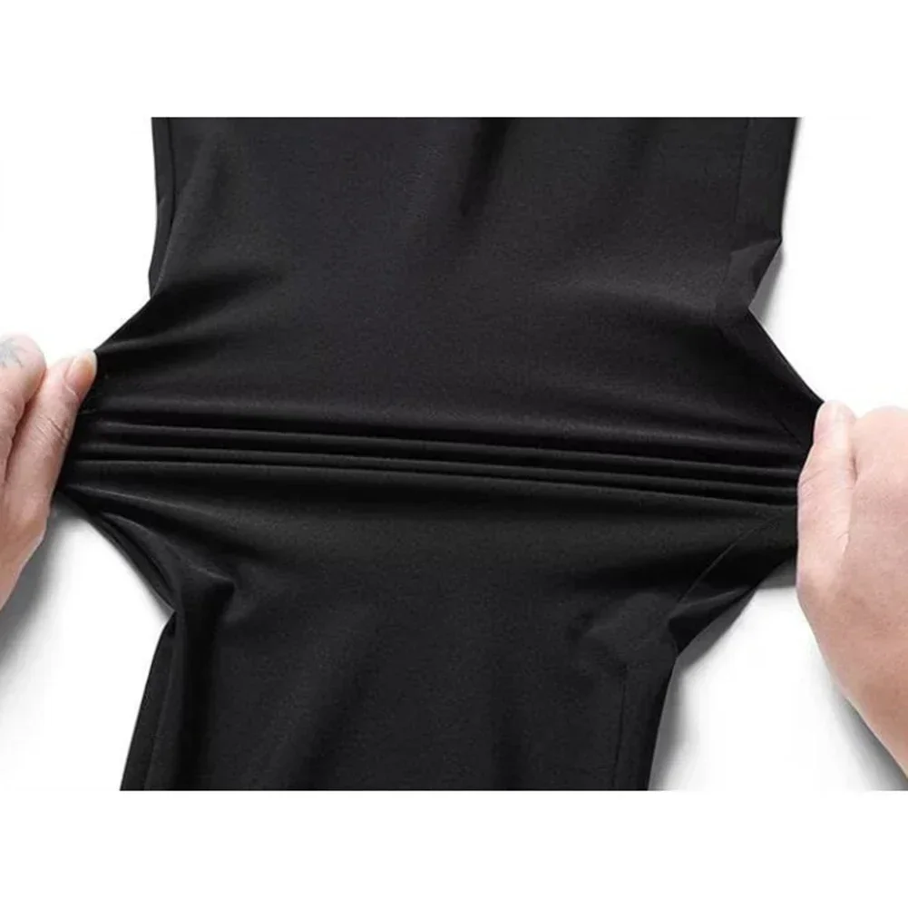 

Повседневные прогулки 29-36, мужские костюмные брюки, удобные быстросохнущие брюки, деловые повседневные брюки, повседневные повседневные брюки стандартной длины