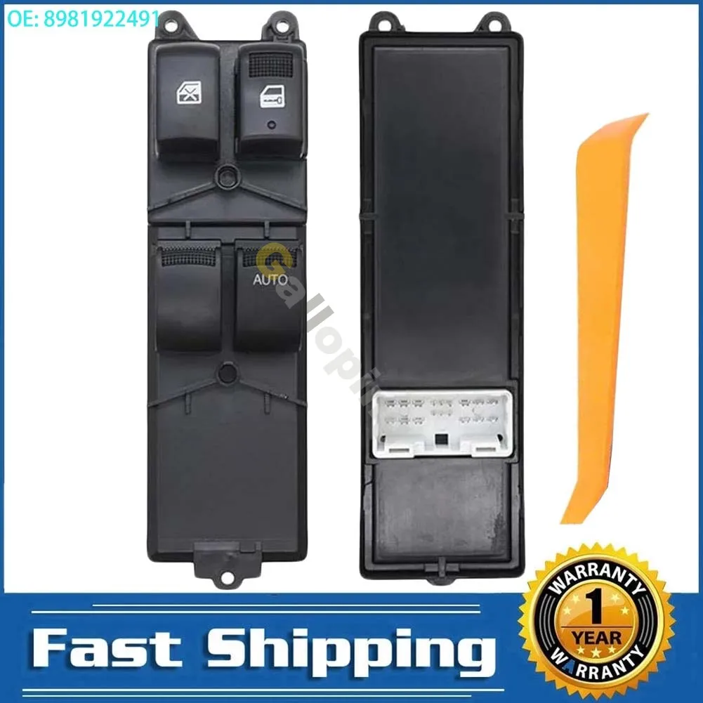 Front Right Power Window Control Switch Glass Lifter Button For Isuzu Dmax D-Max 2-Door 2011 - 2020 Car Accessories 8981922491