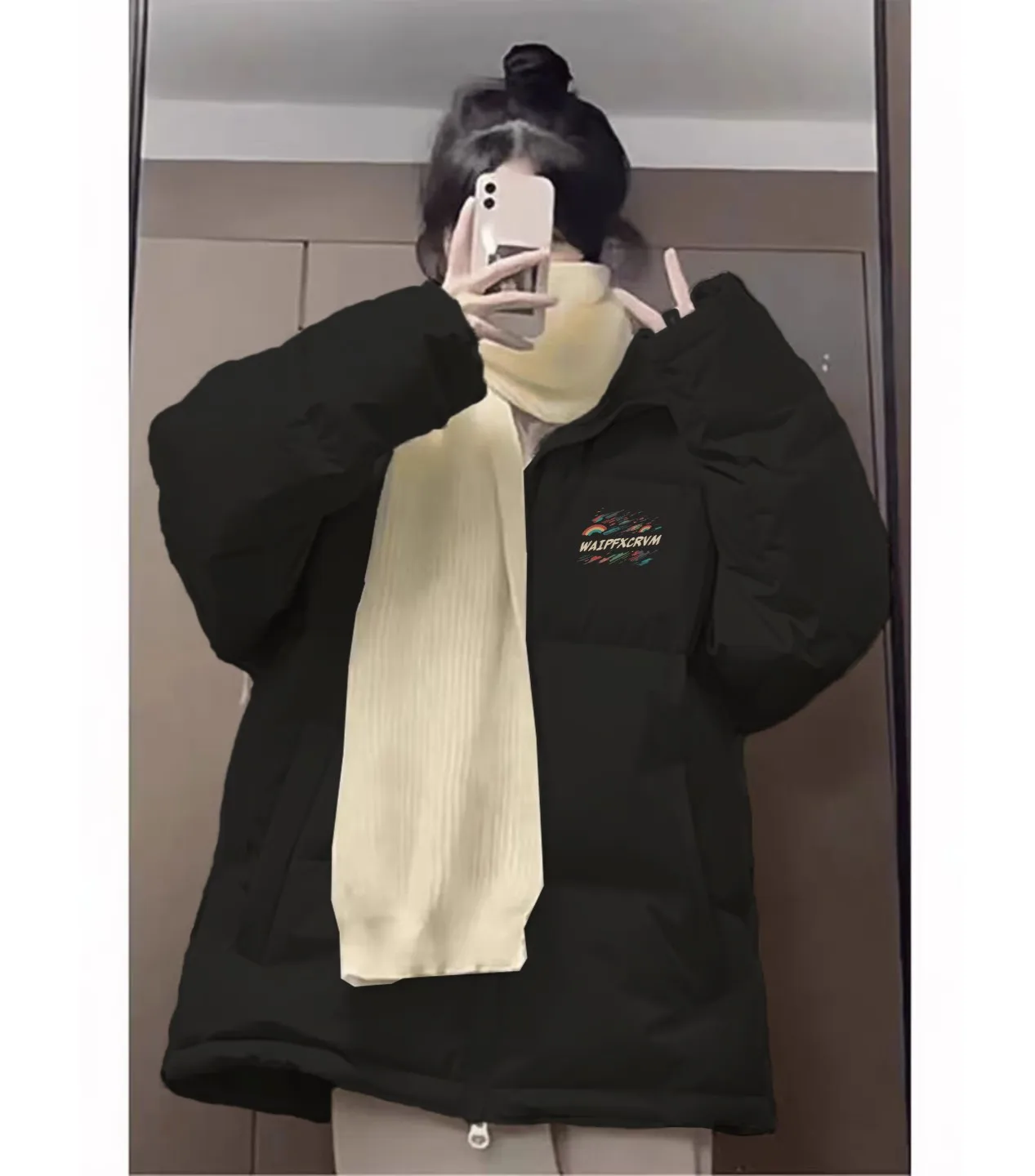 

Parka Polar Womens Texture Plush Feel Cozy Touch Soft Surface Fluffy Appearance Cuddly Aesthetic Huggable Fun Style