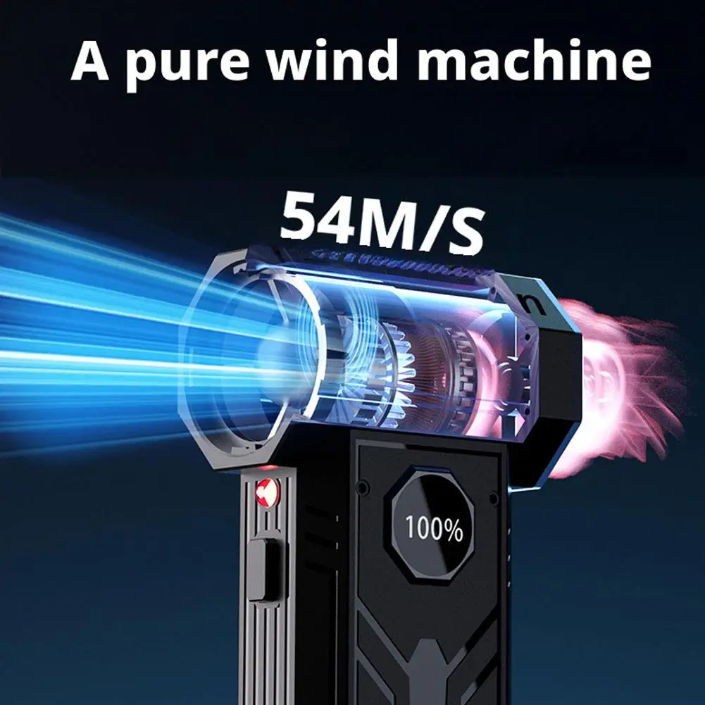 130000 دورة في الدقيقة منفاخ الهواء الكهربائي توربو فرش السيارات عالية السرعة USB تهمة لنفخ الغبار مجفف الشعر