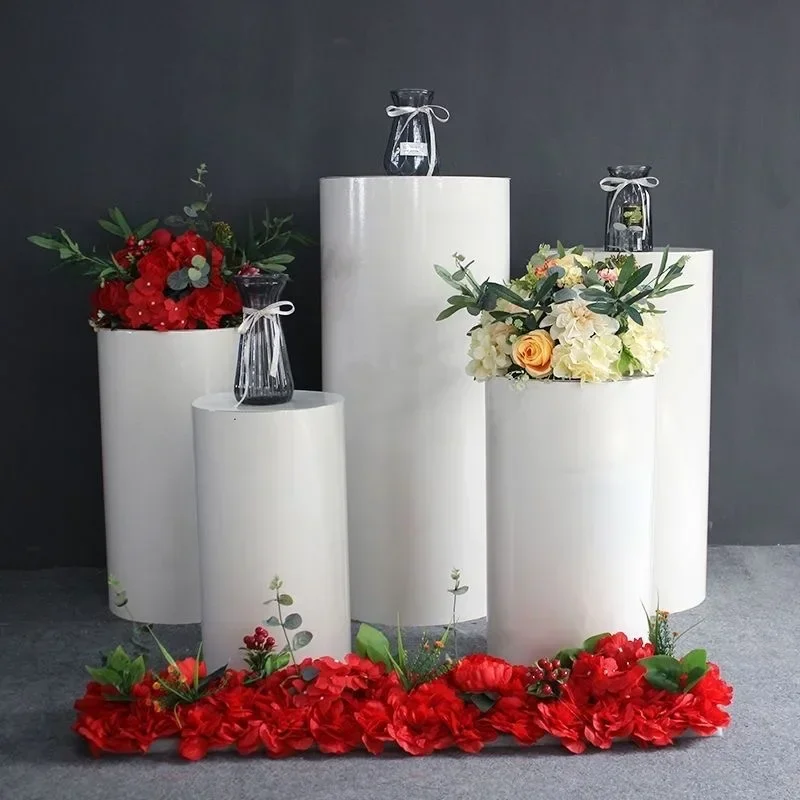 Wedding decoration products, window flower bases, props, cylindrical pedestal