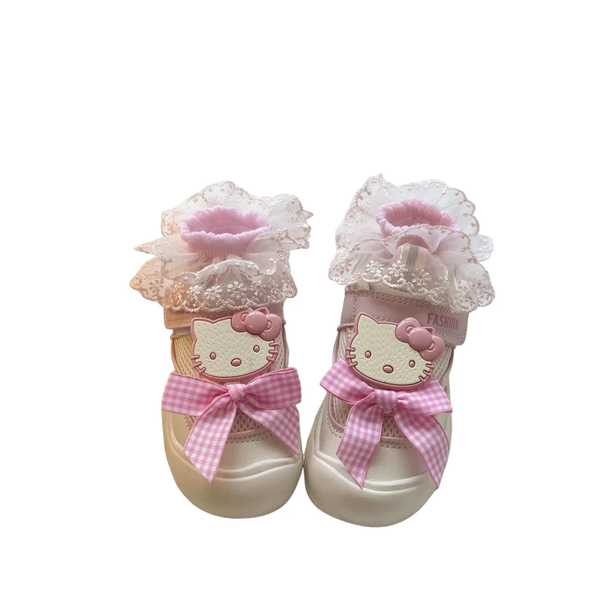 サンリオ ハローキティ キュートデザイン 新しいパンシューズ 甘くて柔らかい Y2K 女子学生 厚底シューズ トレンド 多用途 スポーツボードシューズ