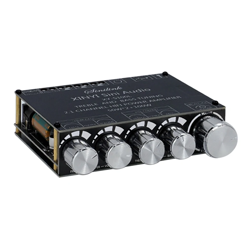

Power Subwoofer Amplifier Board 2.1 Channel Audio Stereo Equalizer Amp Amplifier Board Bass Theater Bluetooth-compatible 5.0