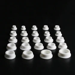 2Pcs White Silicone Seal Hole Plugs High Temperature Resistance Dust-proof Cover Caps Blanking End Stopper 15mm~37.6mm