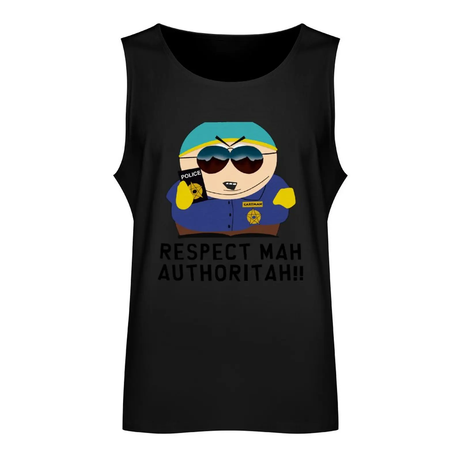 RESPECT MAH AUTHORITAH! Temporary design Tank Top best selling products man vest summer 2024