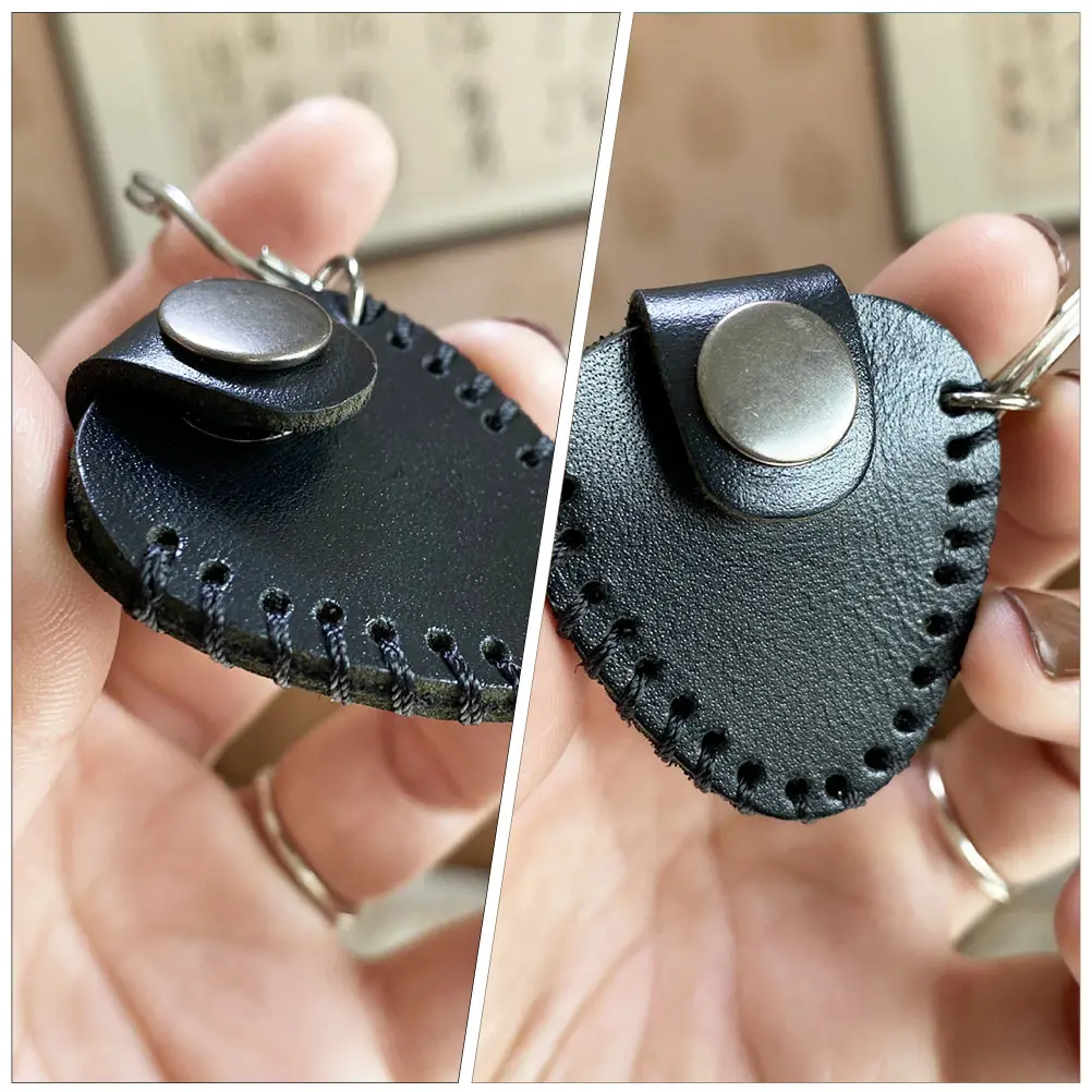 

Keychain Guitar Plectrum Bag Holder Wallet Instrument Accessory Container Storage Carrying