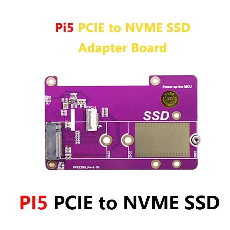 Raspberry Pi 5 PCIe to M.2 NVMe SSD Supports Gen3 For Pi5