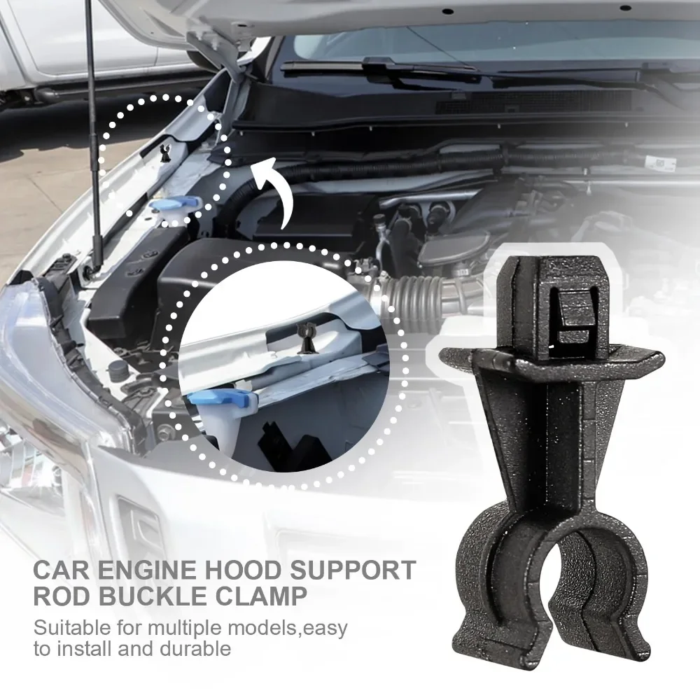 65722-EB300 Car Retainer for Nissan Qashqaai Dualis J10 Navara D40 Pathfinder R51 Bonnet Hood Support Prod Rod Clamp Clip Holder