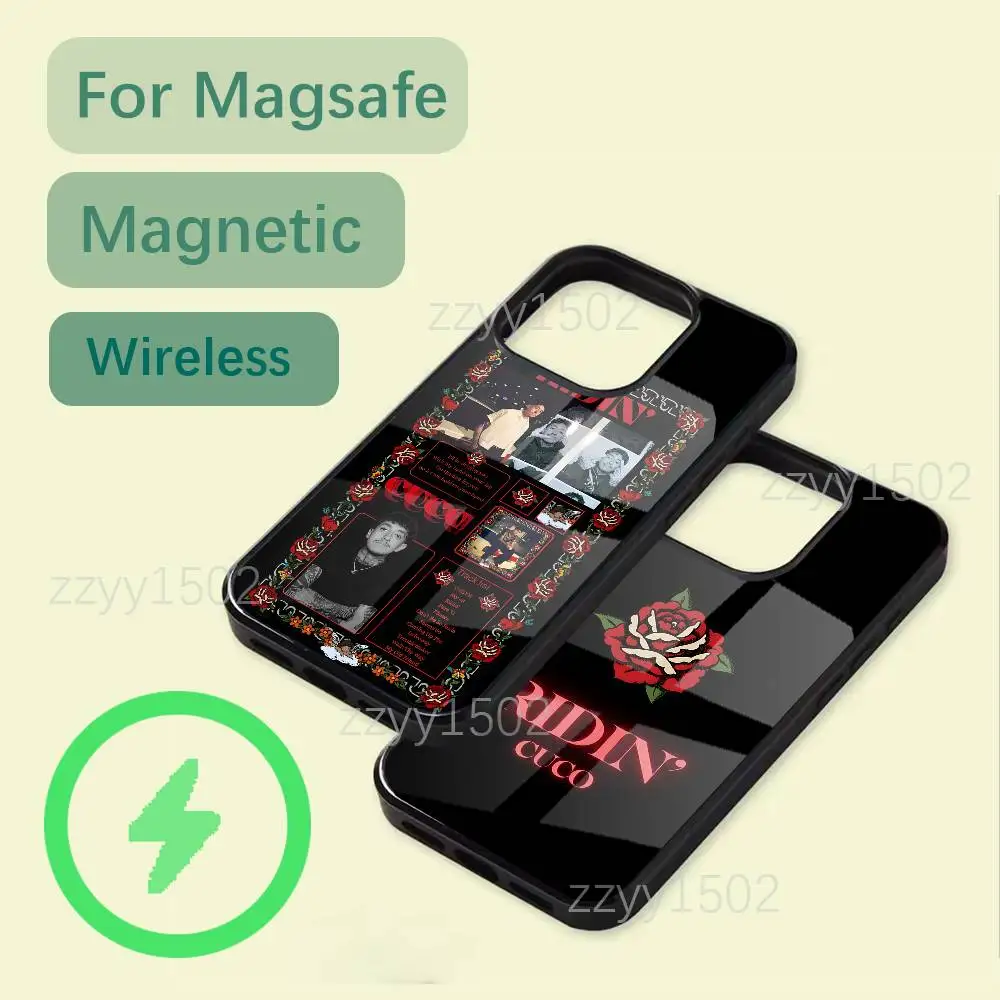 

C-CUCO Ridin Rapper Phone Case For iPhone 17,16,15,14,13,12,11,Pro,Max,Plus,Mini,SE4,E Magsafe Wireless Charging