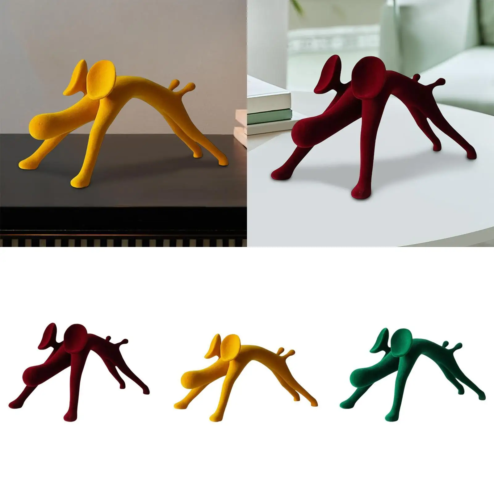 

Фигурка собаки, декор для рабочего стола, современная художественная скульптура для витрины в гостиной