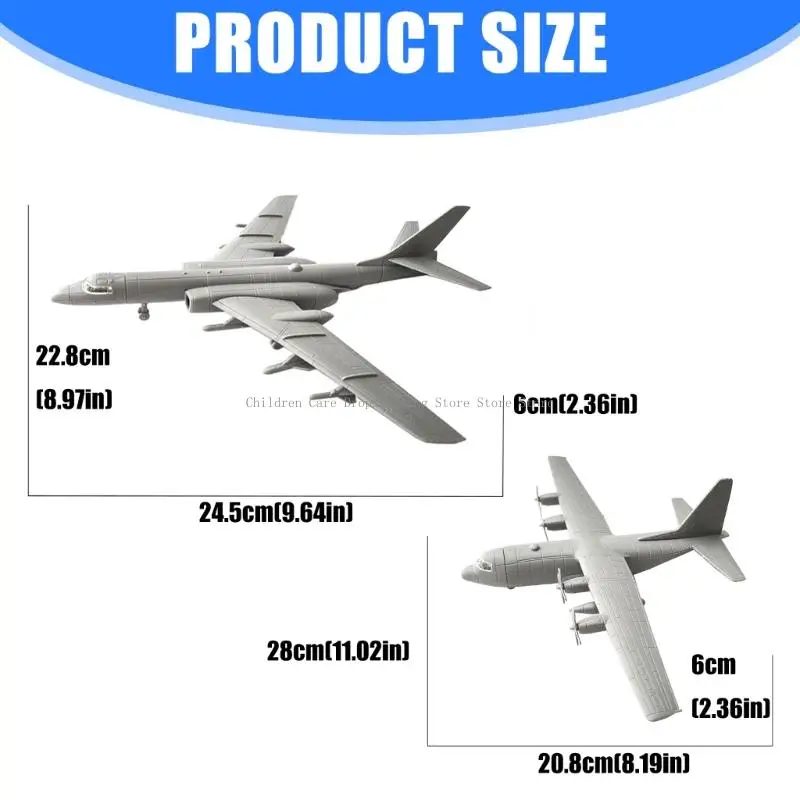 Interactieve 4D-bouwpakketten voor transportvliegtuigen Ouder-kindactiviteit verbetert fijne motoriek creativiteit