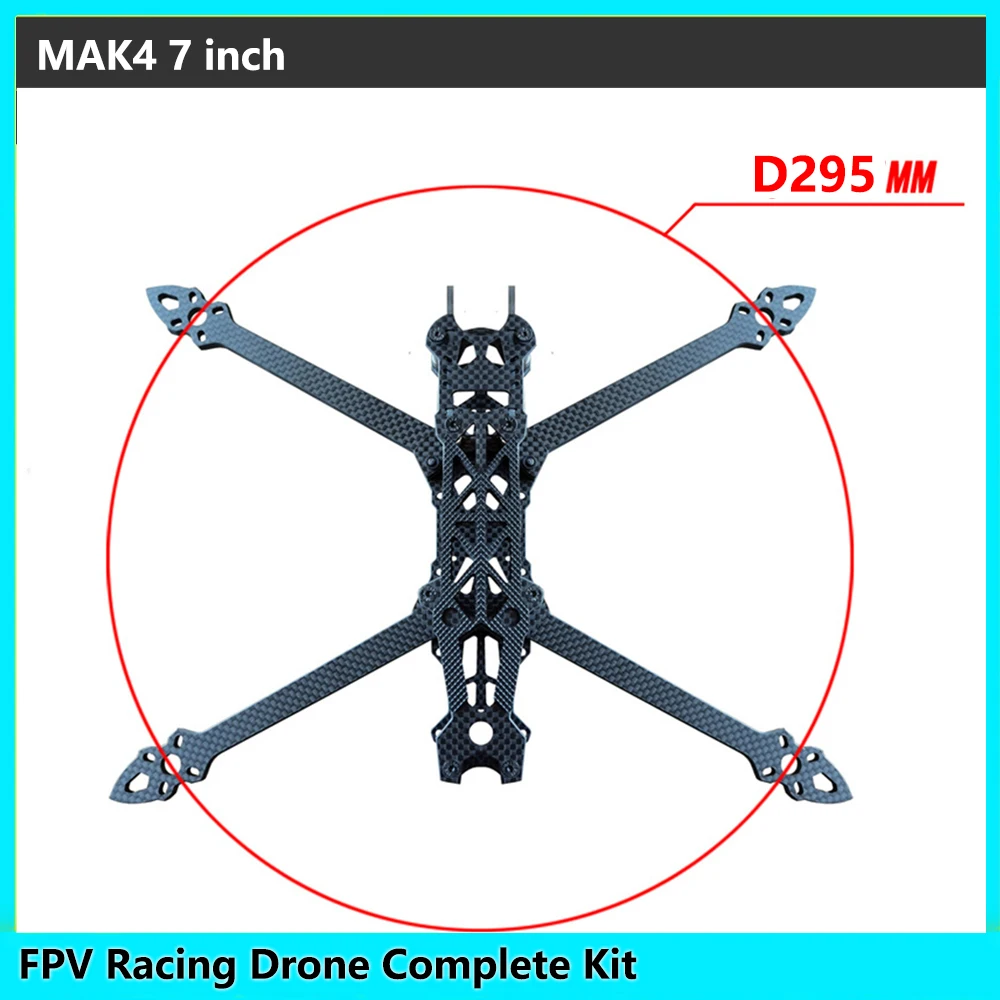 MARK4 Complete Kit 7inch Frame 295mm FPV Racing Drone Quadcopter Freestyle Frame